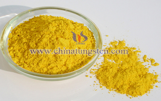 yellow tungsten oxide photo