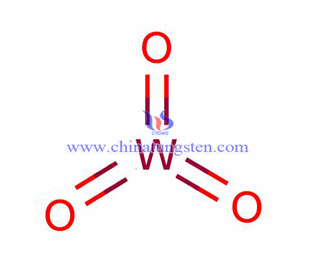 yellow tungsten oxide molecular structure picture