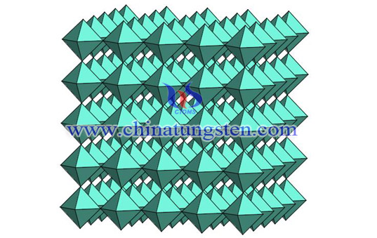 תחמוצת טונגסטן צהובה תמונת מבנה perovskite