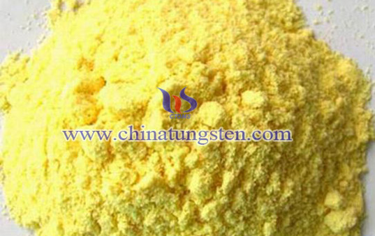 yellow tungsten oxide powder image
