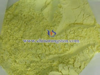  yellow tungsten oxide powder image
