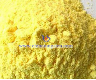 yellow tungsten oxide powder photo
