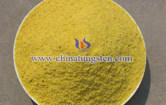 yellow tungsten oxide powder photo