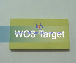 yellow tungsten oxide target image